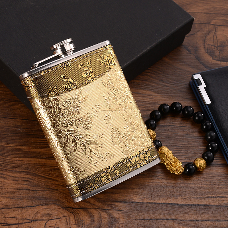 复古不锈钢酒壶4两半斤1斤装 随身户外便携扁酒壶家用白酒瓶水壶|ruв категории посуда, до дна/бокал/вино, бытовых до дна - от Buy2taobao.com для оказания профессиональной услуги покупки агента Taobao