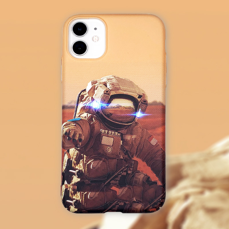 适用于iphone11手机壳nasa苹果678pxsxrmax磨砂11pro手机套