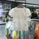 milibam女童时尚泡泡袖T恤24夏韩国代购儿童洋气衬衫甜美上衣套头