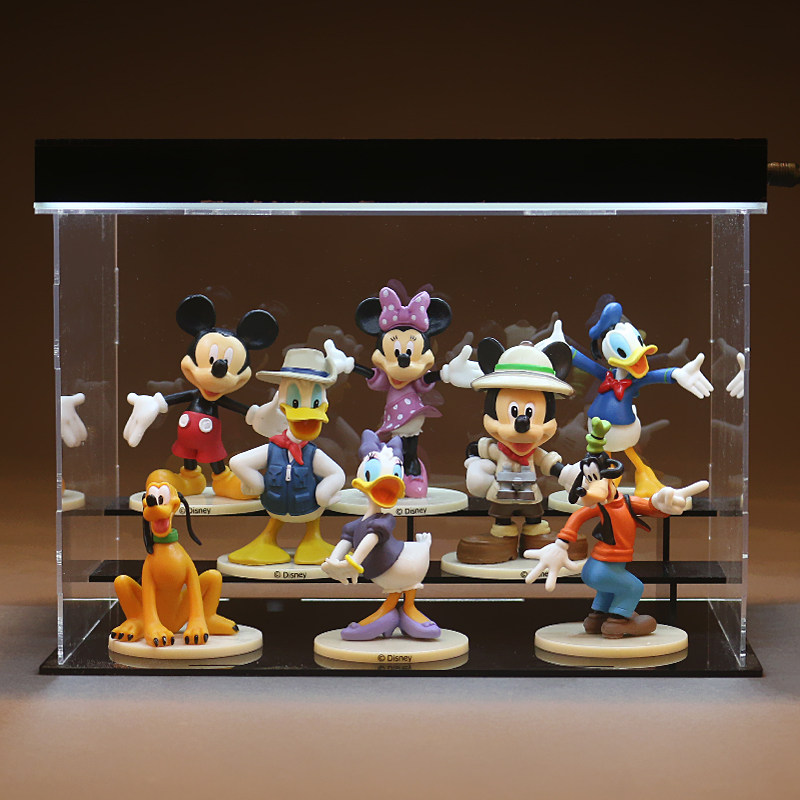 可爱米奇妙妙屋唐老鸭米妮 米老鼠手办盲盒 车内载摆件装饰玩具