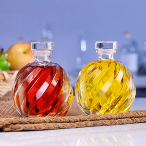 网红小酒瓶空瓶子密封分装白酒瓶250mini100ml二两迷你创意玻璃瓶