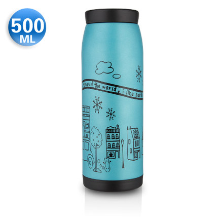 永一 热卖双层真空不锈钢保温杯女保冷女士男士大肚杯水杯子可爱