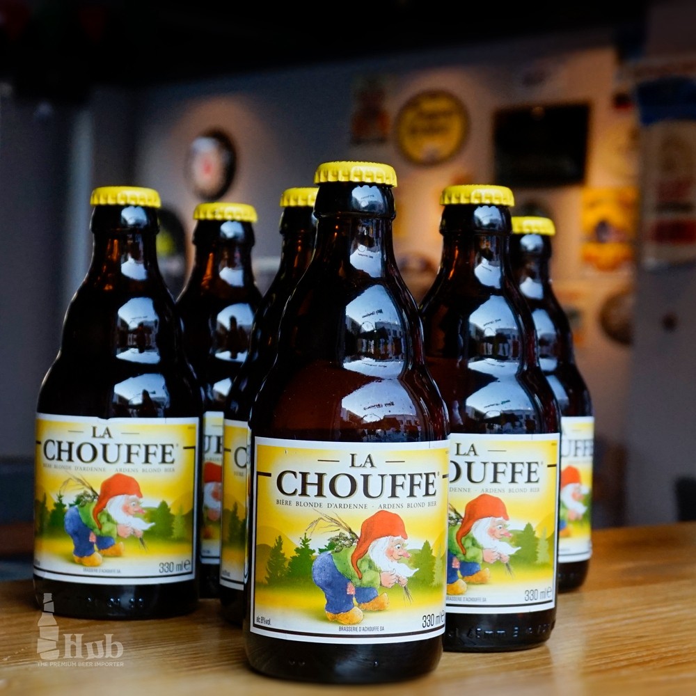 比利时进口chouffe舒弗烈性深色艾尔精酿啤酒330ml*6瓶