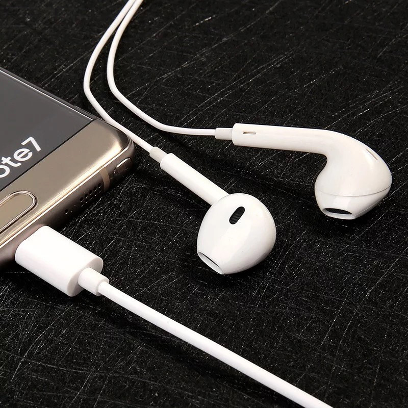 一折耳机小米5s_通用小米6x耳机mix2s 8se note3 5x入耳式type-c专用