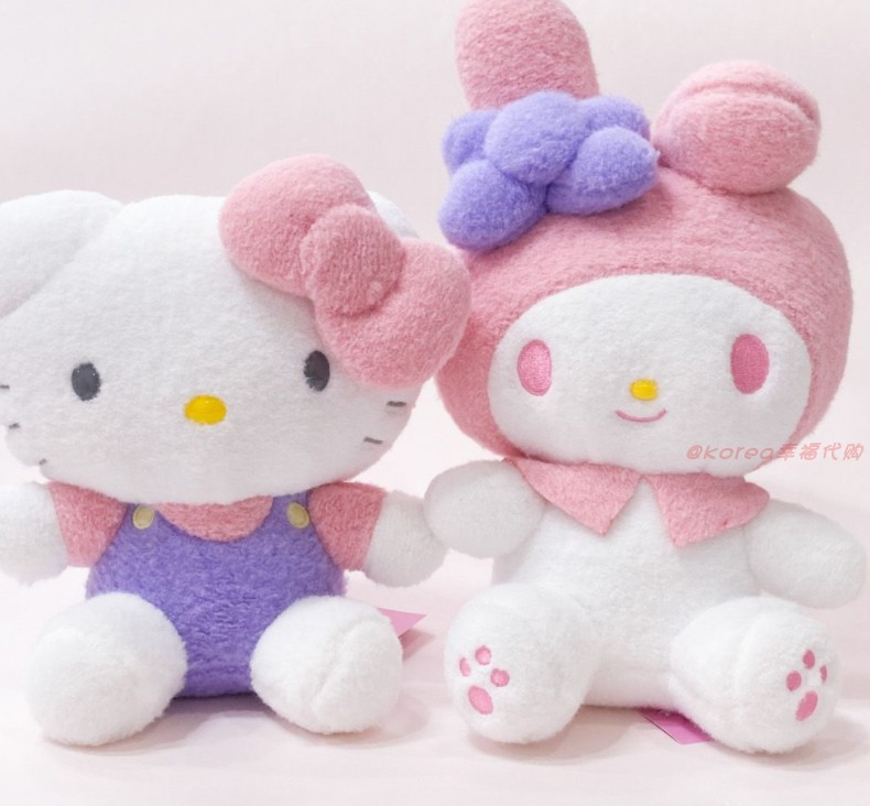 韩国代购neonmoon sanrio粉美乐蒂melody kitty 玩偶生日礼物