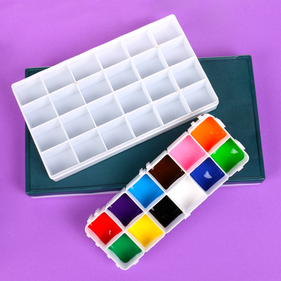36色调色盒颜料排放图片