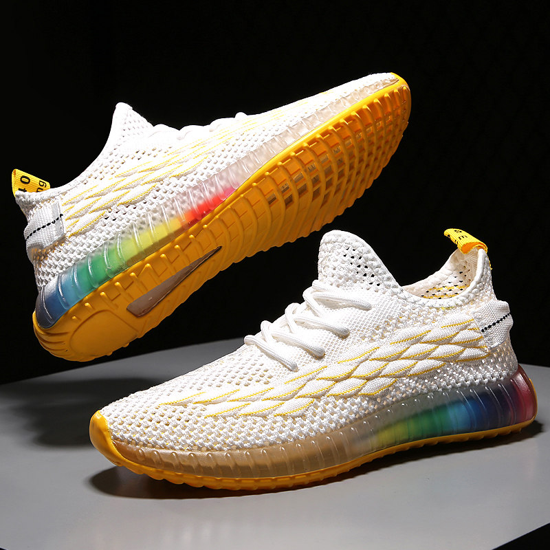 一折耐克椰子鞋男 空军一号_恩施耐克椰子鞋满天星350飞织男鞋彩虹