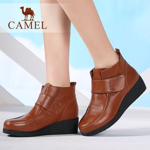 panerai時尚女鞋 camel駱駝短靴 春季女鞋女鞋 時尚日常牛皮女短靴 panerai價錢