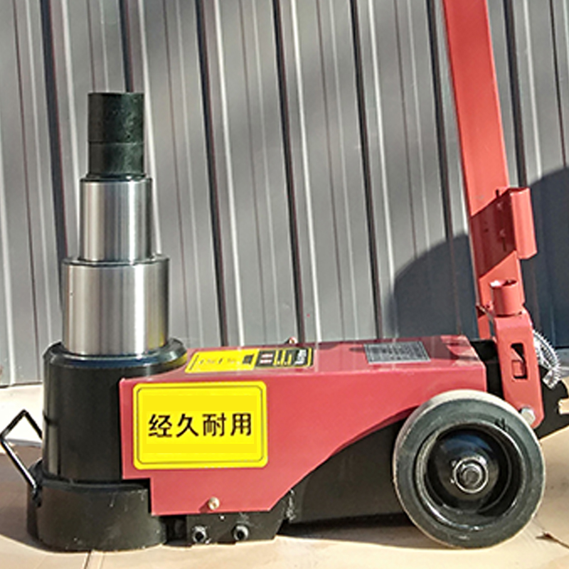 新款卧式气动液压千斤顶 80吨100t120汽修专用油压千金气顶工具 - 汽
