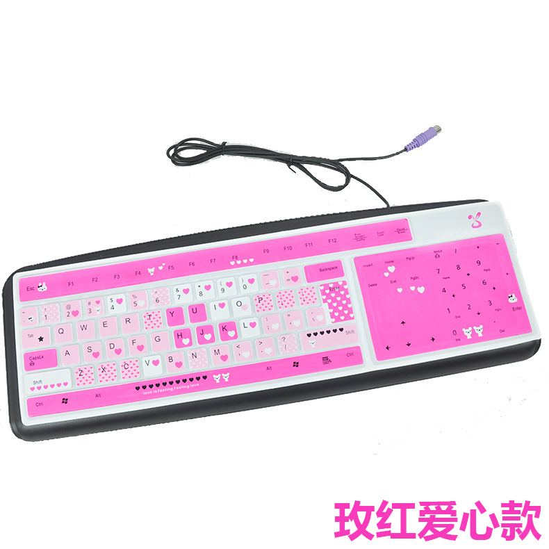 desktop computer keyboard film cartoon color transparent universal keyboard cover keyboard dust protection film