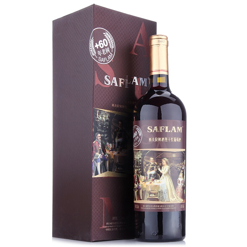 西夫拉姆（SAFLAM）红酒 酒堡干红葡萄酒60年树龄750ml