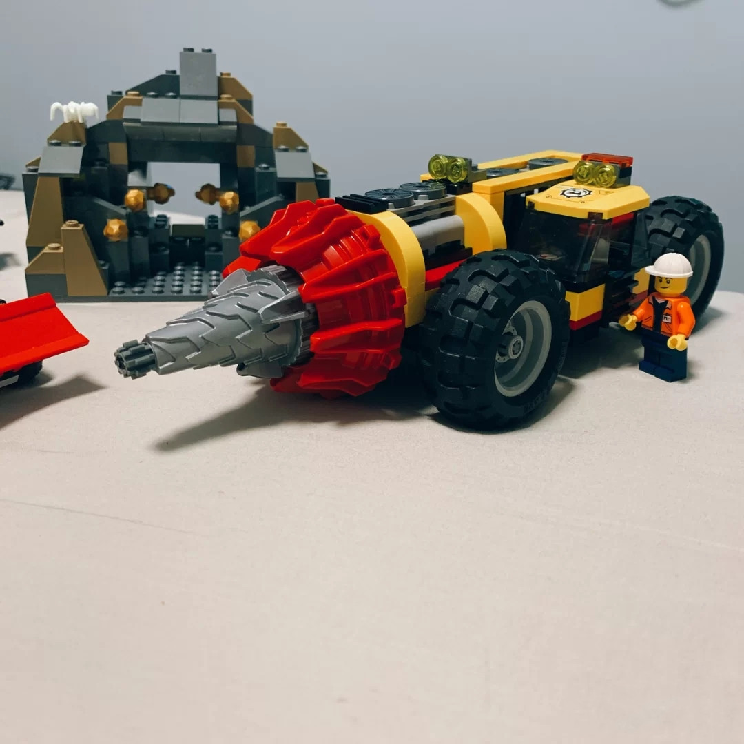 lego乐高60186城市系列重型采矿场钻孔机专家基地积木10875玩具男