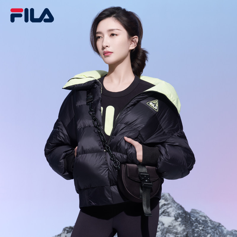 特价斐乐羽绒服女_【江疏影同款】fila 斐乐女士羽绒服2021年冬季新款