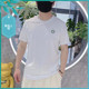 TT22夏季新款男士温州欧版修身潮流刺绣印花简约烫钻圆领短袖T恤