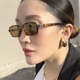 欧美复古长方形窄框墨镜男女小脸显瘦朋克辣妹风嘻哈蹦迪太阳眼镜