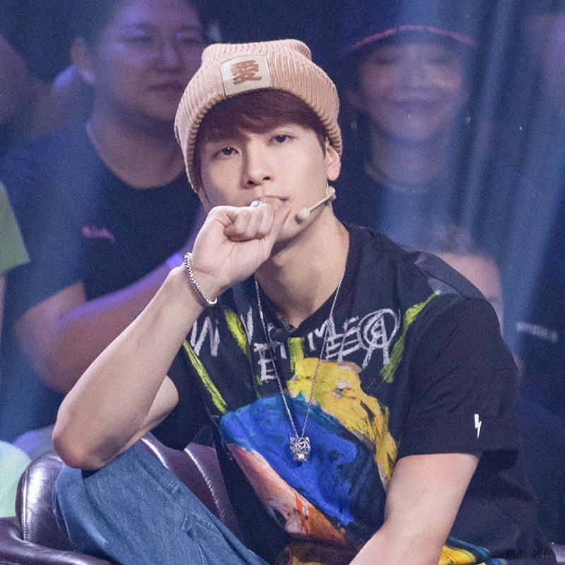 这就是街舞王嘉尔同款爱字母毛线帽男女冬季保暖百搭潮针织冷帽