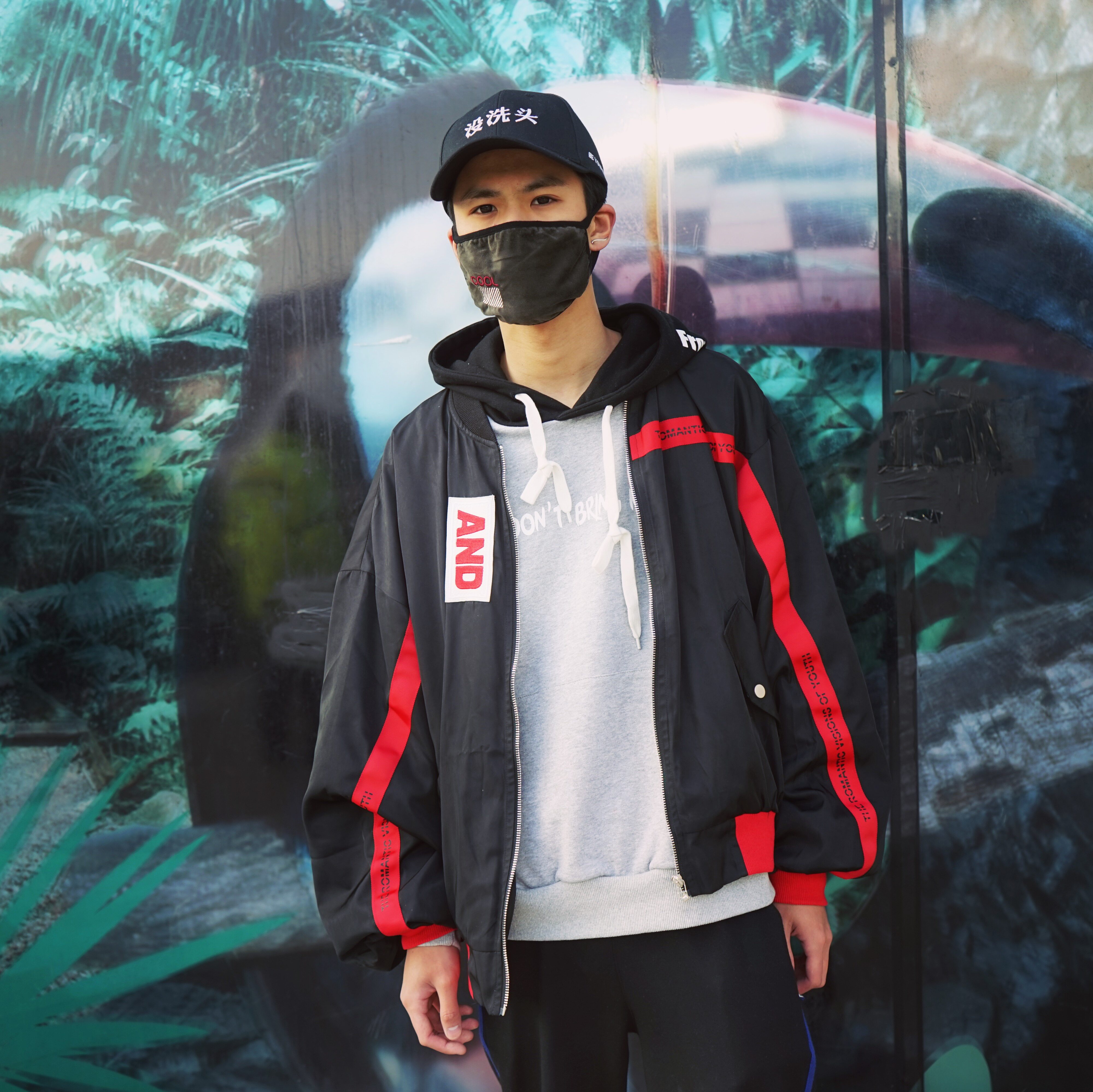 00淘宝新品李小璐张艺兴pgone同款424卫衣连帽外搭衣服套头男女上衣