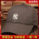 韩国MLB棒球帽碳灰色软顶小标NY帽子情侣大标LA鸭舌帽红袜队B潮牌