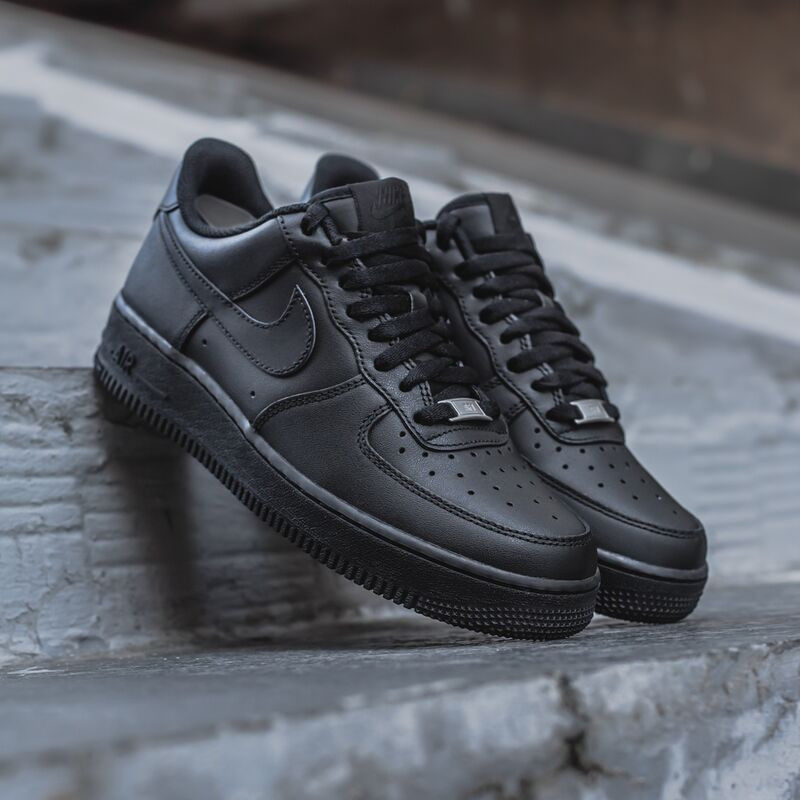 nike耐克空军一号男鞋air force 1黑武士af1低帮板鞋cw2288-001