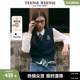 TeenieWeenie小熊2024年V领针织衫毛衣背心马甲绵羊毛混纺软糯女