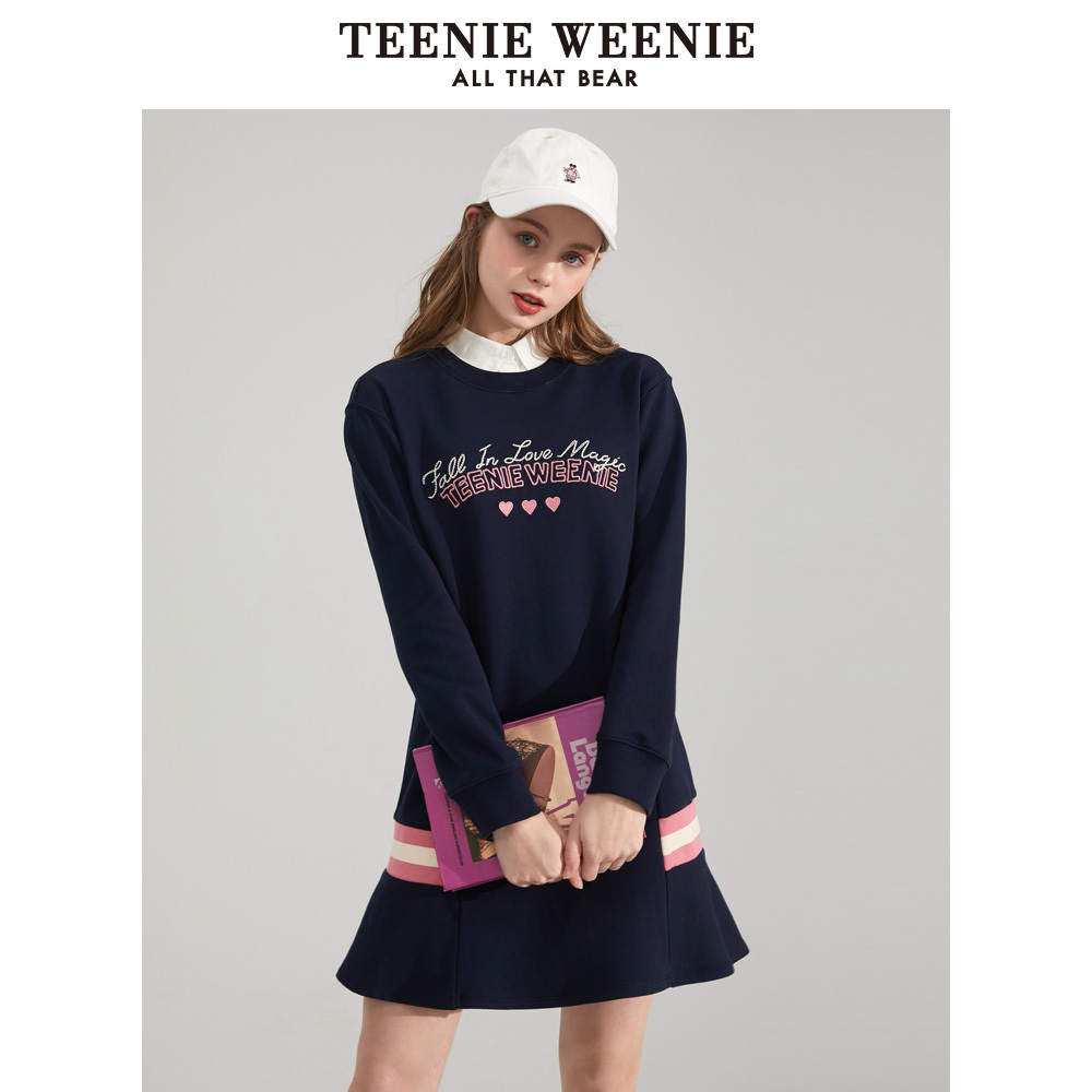 TeenieWeenie小熊2020春季新款女装英文字母卫衣TTMA201131W
