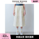TeenieWeenie小熊女装2024年夏季新款户外风半身裙中长裙白色裙子