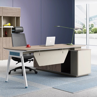主管经理桌简约现代大班台老板桌财务电脑桌办公家具办公桌椅组合