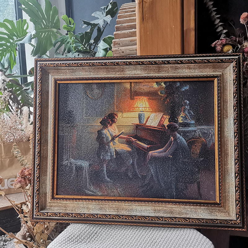 可可的画廊 恩霍拉斯古典人物钢琴油