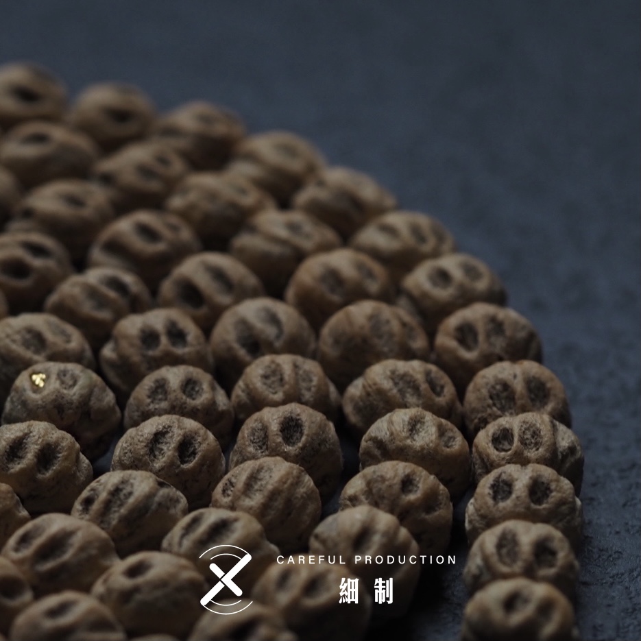 「细制出品」热振尸陀林柏香籽长串稀有原桩百香籽鬼脸文玩手串