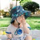 儿童遮阳帽夏季防晒帽防紫外线帽子宝宝薄款网眼帽户外男童渔夫帽