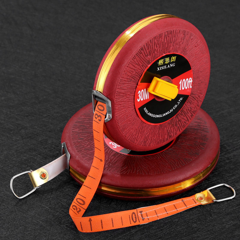 皮卷尺布卷尺纤维10 20 30 50皮尺