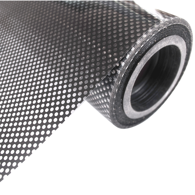 黑色网状玻璃贴膜网点窗贴办公室玻璃贴纸半透明橱窗贴膜白色网点