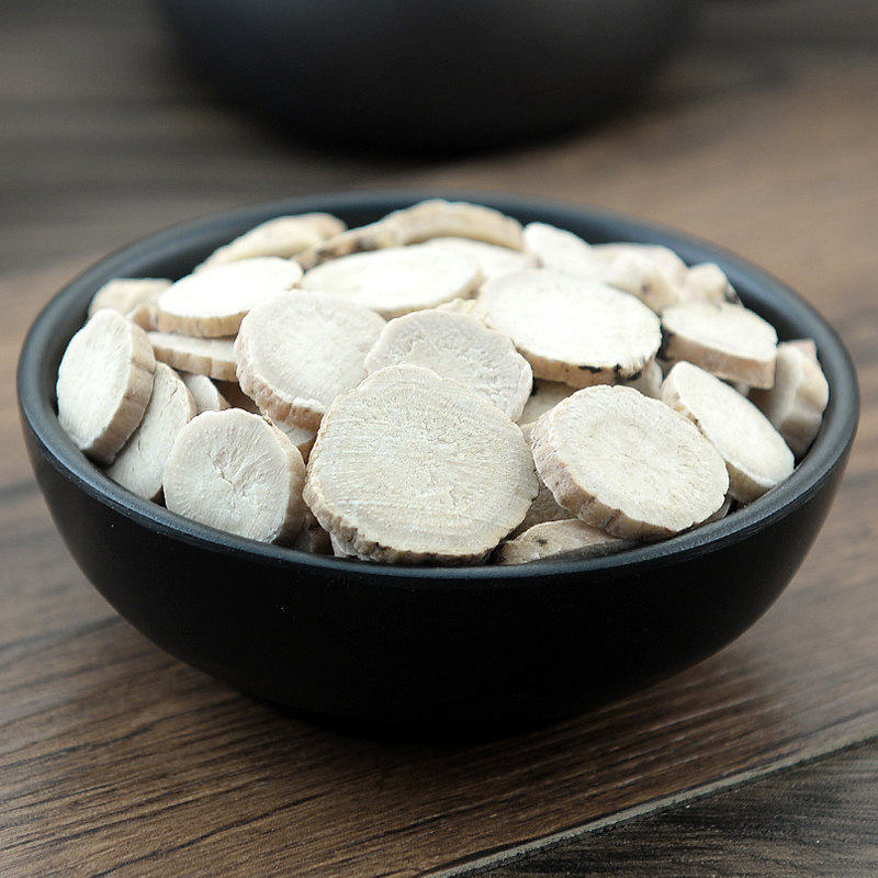 静萱筛选白芍500克生白芍片大白芍药四物汤原料免费磨白芍粉