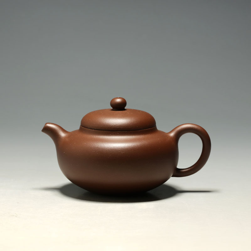 明理茶艺宜兴紫砂壶茶壶孙梓之全手工200cc柿圆壶