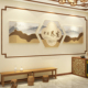 中医文化养生馆形象背景墙面美容院装饰修房间布置设计效果图挂画