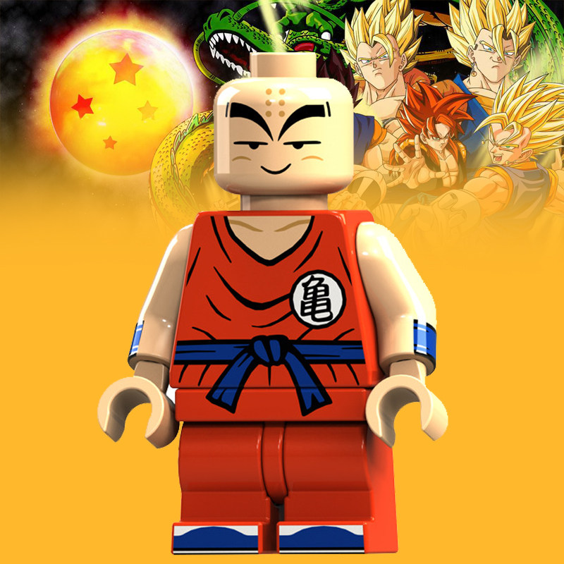 兼容乐高龙珠z xp049小林第三方儿童益智拼装人仔人偶积木玩具