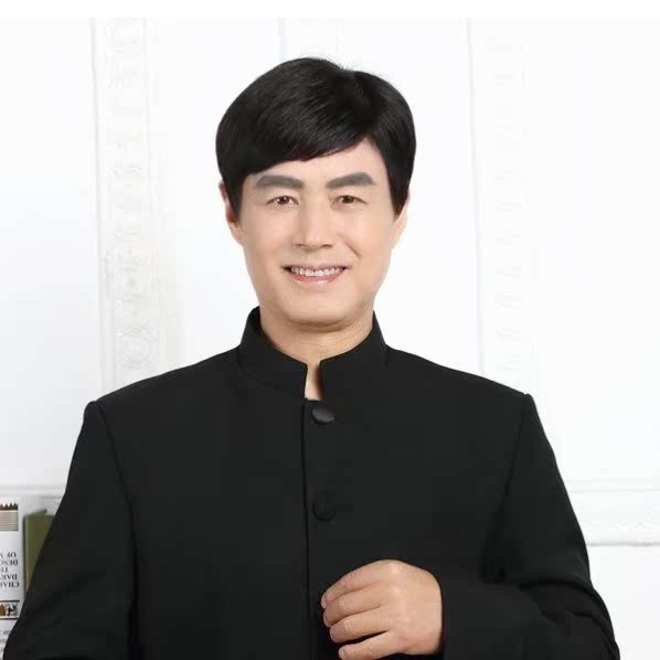 热销老年人假发男短发花白