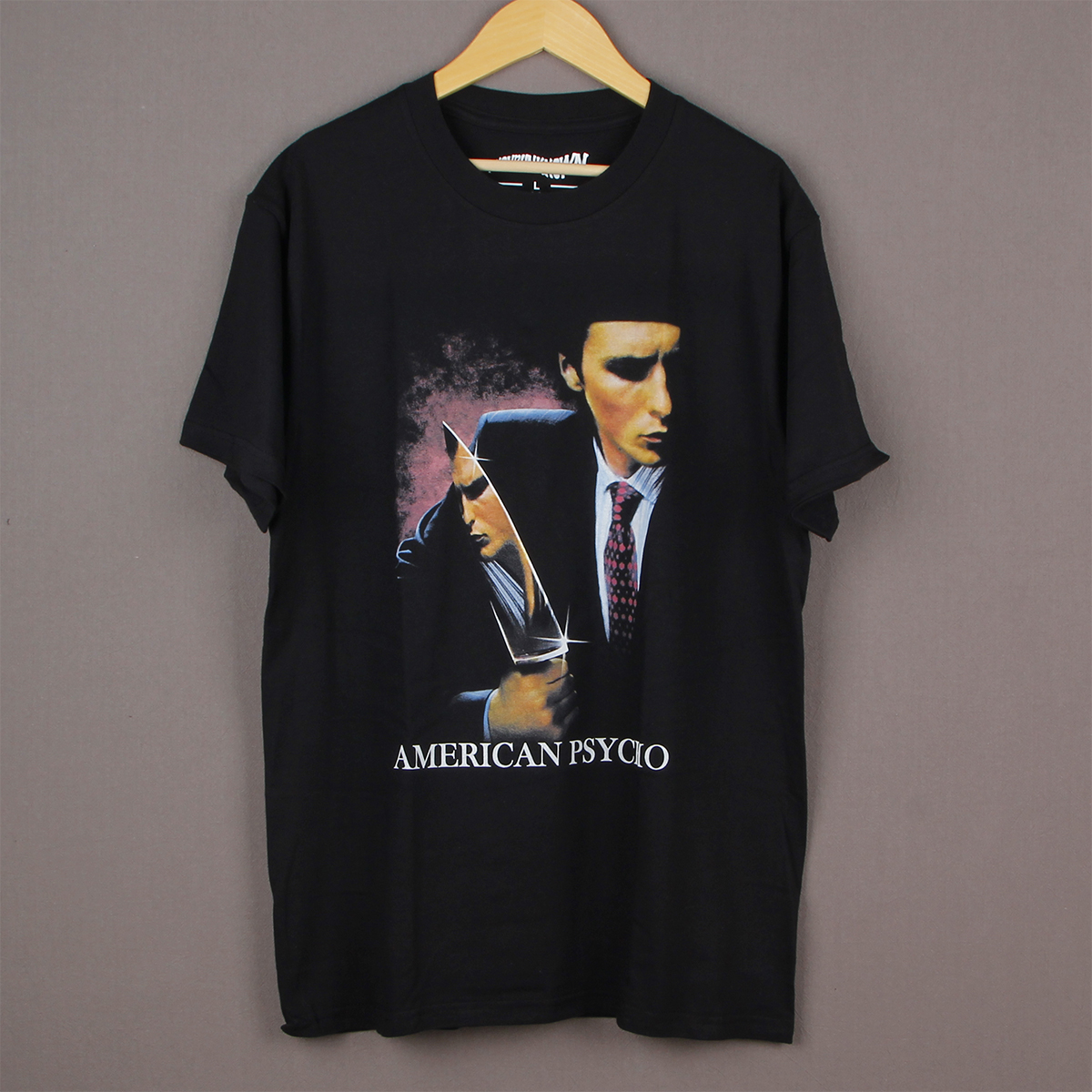 美国狂魔 T恤 American Psycho 美国精神人病人电影 Bale T-Shirt