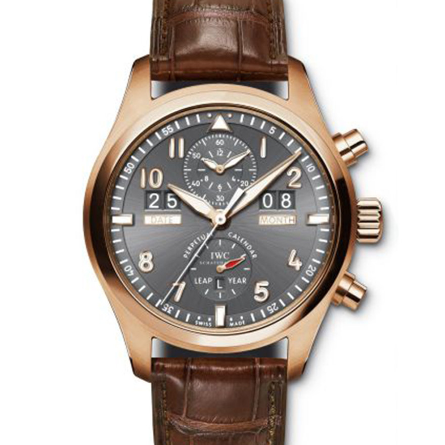 [9.5新]万国飞行员系列18k金自动机械男表