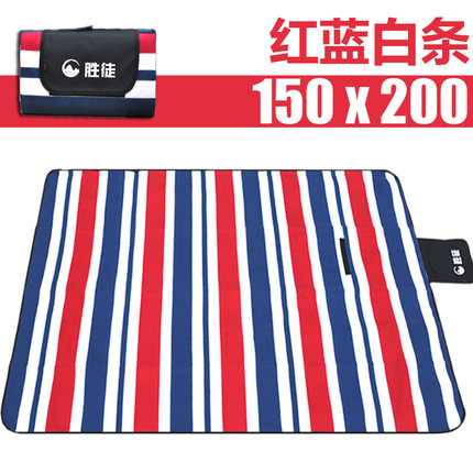 胜徒绒面野餐垫地垫防潮垫 户外露营垫200*200超大加厚爬行垫