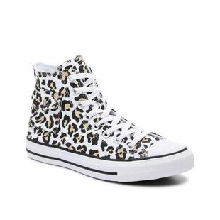 Converse/匡威女帆布鞋高帮系带豹纹板鞋运动鞋时尚正品469193