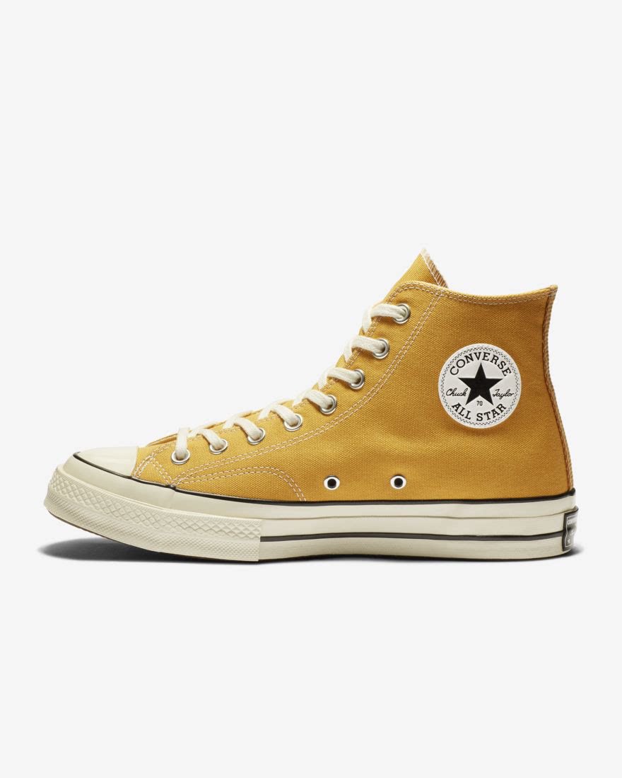 converse/匡威女鞋帆布鞋高帮鞋橙色休闲鞋经典美国直邮162054c_彩云