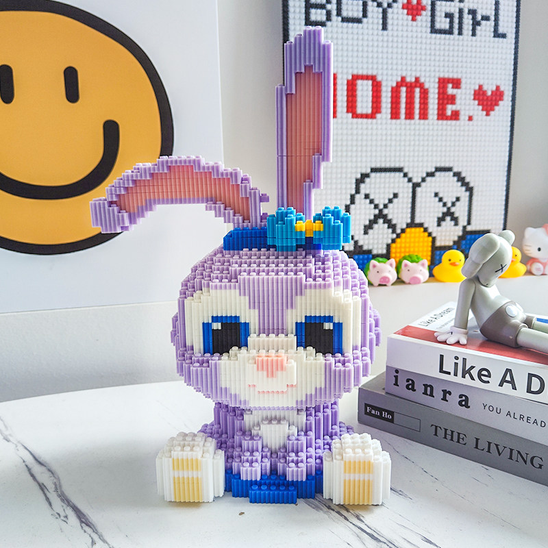 星黛露积木串联颗粒成人高难度儿童益智拼装雪莉玫木女孩礼物玩具