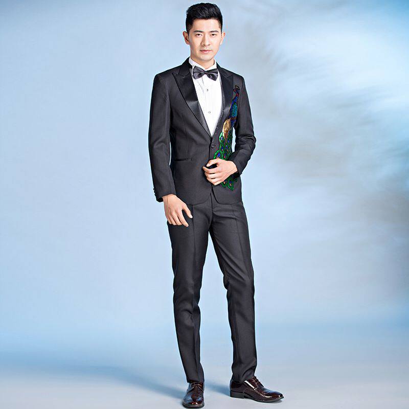 32 月销量 0领取10元券 省5元 新款男歌手演出服舞台装男司仪礼服男主