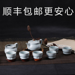 正品东道汝窑茶具大师作品猴年新品柿柿如意套组景德镇陶瓷套装