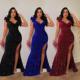 Women Elegant Sequin Dress Sleeveless Evening Party Dresses