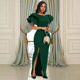 women green wedding dress long female clothes long big size