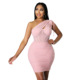 Women Elegant New Dress short Sleeve Evening Party Dress hot