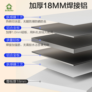 阳台洗衣机柜双机位烘洗一体柜脸盆叠放组合设计铝合金储物柜定制