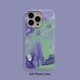 紫绿油墨 适用iPhone15Pro手机壳14ProMax菲林硬壳苹果13保护套12ProMax个性创意耐脏XR男女款11磨砂亮面新款